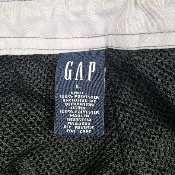 VINTAGE Gap Pants Womens Large Black Pink Baggy Paratrooper Wide Leg Floral 90s - Picture 14 of 16